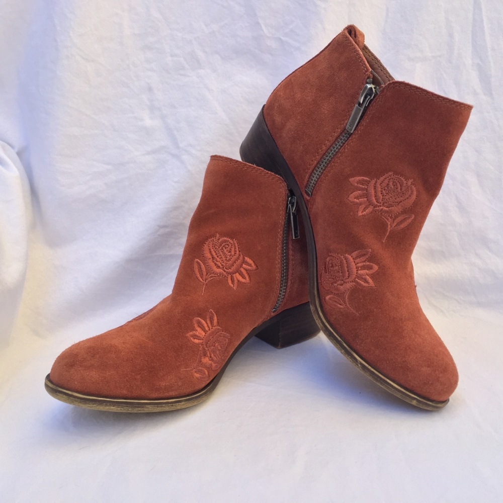 LUCKY BRAND "Basel 5" Ankle Boots Booties Sz. 7